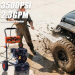 Powerful 3500PSI Gas Pressure Washer - 2.3GPM Engine, 4 Nozzles, Outdoor Cleaning Pro - Image 2