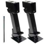 MaxxHaul 50970 Trailer Swing Down Stabilizer Jacks Telescoping RV Camper Accessories 1000 Lbs Capacity Each 12-18 inch | Set of 2