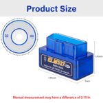 Mini Bluetooth OBD2 Scanner Car Diagnostic Tool for Android - Image 2