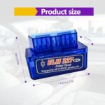 Mini ELM327 OBD2 Bluetooth Car Diagnostic Scanner for Android - Image 2
