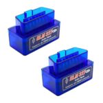 NYTKL 2 PCS ELM327 OBDII Car Auto Diagnostic Scanner, Professional Wireless Bluetooth Scan Tool Failure Detector, OBD2 Engine Fault Code Reader for Android Windows, Car Accessories