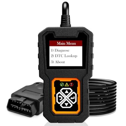 OBD2 Car Diagnostic Scanner, Auto Code Reader for Cars and Trucks, Car Scanner Diagnostic Tool, Black