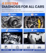 OBDMATE OBD2 Scanner Car Diagnostic Tool Engine Code Reader ABS SRS - Image 2