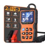 OWMSIC OBD2 Scanner and Battery Tester, Plug & Play Check Engine Light Code Reader, 12V Battery Analyzer for Car Motorcycle, Live Data, Smog Check, 2025 Upgraded Car Computer Reader(No Battery Needed)