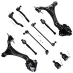 SCITOO 10pcs Suspension Kit For 2013-2017 For Honda for Accord w/Suspension Parts Lower Control Arm Lower Ball Joint Sway Bar End Link Inner Tie Rod End Outer Tie Rod End