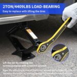 2 Ton Scissor Jack Kit 15pc Car Emergency Tire Change Tool Set - Image 2