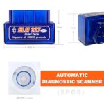 ELM327 Bluetooth OBD2 Scanner | 2PCS Car Diagnostic Tool Code Reader - Image 2