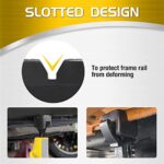 TONDA Universal Rubber Jack Stand Pads 2PK Pinch Weld Protector - Image 2