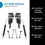 Complete Suspension Kit for 06-13 BMW Front Rear Strut Shock - Image 2