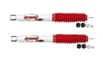 TrendsAuto RS5000X Series Set of Front Shocks fits 2005 2010 F250 Super Duty 4WD with 4" Lift - With Rancho Suspension System - Built to Last - Includes TrendsAuto Decal