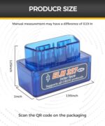 UBOG Bluetooth OBD2 Scanner: Professional Car Diagnostic Tool for Android & Windows - Image 2