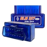 VCYOPN 2 PCS ELM327 OBDⅡ Car Auto Diagnostic Scanner, Professional Auto Bluetooth Scan Tool Engine Fault Code Reader, Portable Vehicle Interface Adapter Check Engine Light Code Reader