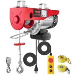 VEVOR 880lbs Electric Hoist with 14 FT Wired Remote Control, Electric Hoist 110 Volt with 20-40 FT Lifting Height for Garage Warehouse Factory