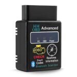 YTFRL Bluetooth OBD2 Scanner for Car, OBD II Wireless Diagnostic Code Reader Bluetooth Scan Tool, Universal Professional Auto Engine Fault Diagnosis Tester Adapter, Car Accessories
