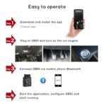 YTFRL Wireless Bluetooth OBD2 Scanner Car Diagnostic Code Reader - Image 2