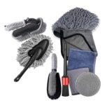 ZQLTQL Car Interior Cleaning Kit for Haval Jolion HEV 2021 2022 2023 2024 2025, Automobile Detailing Kit Interior Cleaner, Car Detailing Brushes, Vehicle Wash Cleaning Kit,A-9PCS