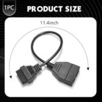 Zosgrew OBD1 to OBD2 Adapter Cable for GM 12-16 Pin Diagnostic - Image 2
