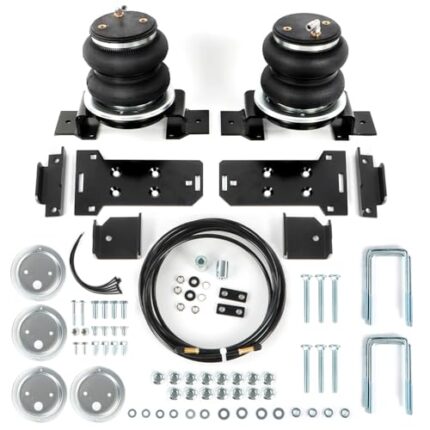 ZumuraAuto Air Spring Bags Suspension Kit, Suitable for 2019-2024 Silverado 1500 and Sierra 1500 4WD & RWD Rear Trucks Air Spring Kit Pickups Up to 5,000 lbs Load Leveling Capacity