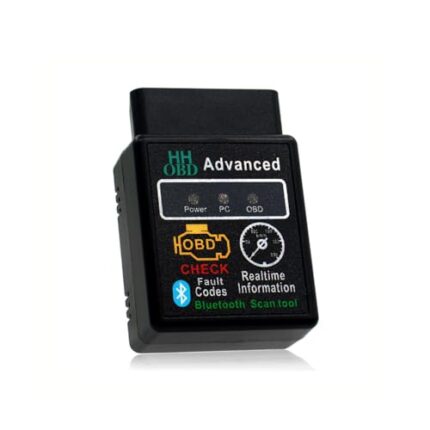 leechio 1 PC Bluetooth OBD2 Wireless Code Reader, Mini Bluetooth Diagnostic Reset Tool, OBDII Scanner with Exclusive App, Compatible with iOS & Android & Windows (Black)