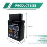 Bluetooth OBD2 Scanner for iOS Android Windows Diagnostic Tool - Image 2