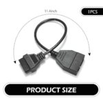 GM OBD1 to OBD2 Diagnostic Scan Tool Cable Adapter - 12 Pin Converter - Image 2