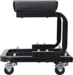 Torin Rolling Mechanic Seat with Padded Stool and Tool Tray Storage - Image 4