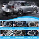 Toyota Grand Highlander Interior Detailing Kit - 9-Piece Car Cleaning Brushes Set - Image 4