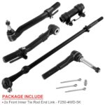 MotorbyMotor 5pc Front Tie Rod End Kit for Ford F-250 F-350 Super Duty - Image 3