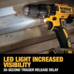 DEWALT 20V MAX Brushless Cordless Drill Kit with Battery & LED - Image 4