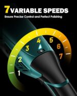 GEVEELIFE Pro 6/7" 1600W Rotary Buffer Polisher - Powerful Car Detailing Tool - Image 3