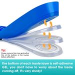 Skyfoot Height Boost Insoles: Cushioned 4-Layer Shoe Lifts for Men and Women - Image 4
