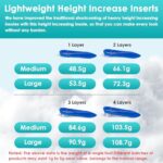 Skyfoot Height Boost Insoles: Cushioned 4-Layer Shoe Lifts for Men and Women - Image 6
