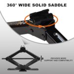 Big RED 2 Ton Scissor Jack with Wrench for Car Truck SUV 4409lbs - Image 3