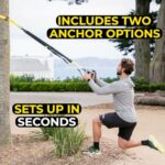 TRX Suspension Trainer Full Body Home Gym with Anchors & Guide - Image 4