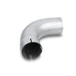 LCGP Exhaust 90 Degree Tube 4" OD,Exhaust Elbow 90 Degree 4" ID/OD Aluminized Steel Exhaust Pipe