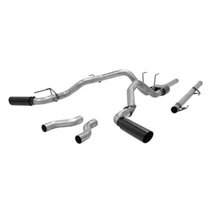 Flowmaster 817690 Outlaw Cat-Back Exhaust Kit 3 Inch Stainless Steel 4 Inch Black Tips Compatible with 2009-2024 Classic RAM 1500 4.7L 5.7L Std Cab 8' Bed Crew Cab 5'7 Bed Quad Cab 6'4 Bed 2 & 4WD