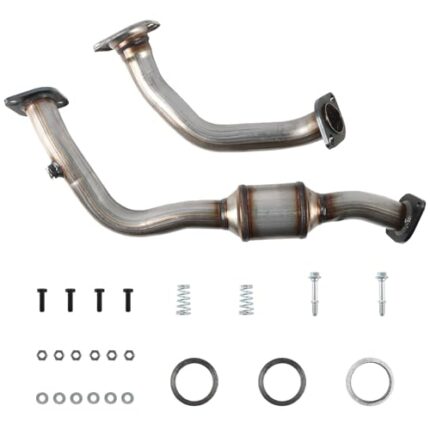 LELEHOKA High Flow Rear Catalytic Converter Direct-Fit Compatible with Toyota Rav4 2.5L 2013 2014 2015 2016 2017 2018, Exhaust Muffler Front Pipe Fit For 2013-2018 Toyota RAV4 2.5L