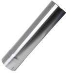 4 Exhaust Pipe, Flared End T304 Stainless Steel Straight Tubing, Polished Universal Connector Adapter 4 Inch ID to OD 4" ss Ailpipe 17.3" Length,Car Motorbike Truck Exhaust System,Slip Fit Connector