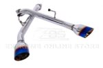 Infiniti Q50 Performance Exhaust Muffler - Polished Silver Double Wall Tips 2014-2024 - Image 5