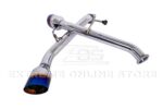 Infiniti Q50 Performance Exhaust Muffler - Polished Silver Double Wall Tips 2014-2024 - Image 6