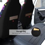 Gothic Witch Car Seat Covers 2PC Universal Front SUV Truck - Image 8