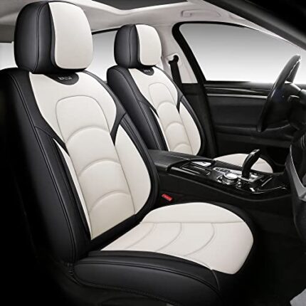 car seat covers white and black