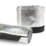 AggSound Heat Shield Wrap 3/4"ID 10FT Aluminized Insulation Sleeve Kit - Image 7