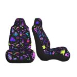 Gothic Witch Car Seat Covers 2PC Universal Front SUV Truck - Image 3