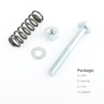 M8x1.25x75mm Exhaust Manifold Bolt Spring Kit 2 Sets Gaskets Nuts - Image 4