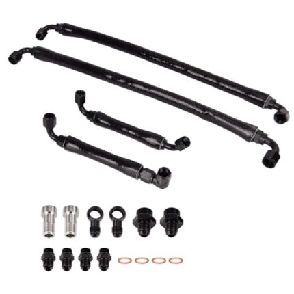 FuseRish Turbocharger Coolant Line Upgrade Kit Compatible with F-150 EcoBoost 3.5L 2011-2016; for For-d Expedition 2015-2017; for Lincol-n Navigator 2015-2017; for For-d Transit 2013-2019