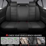 BABYBLU Leather Car Seat Covers Full Set Waterproof Universal - Image 5