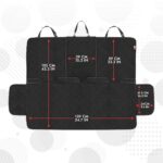 Waterproof Dog Car Seat Cover for SUV Truck Nonslip Tan Pet Liner - Image 9