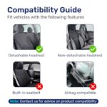 Alien Couple Car Seat Covers Set Universal Fit Truck SUV Gift - Image 2