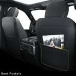 LUCKYMAN CLUB Waterproof Leather Seat Covers for Ford F150 F250 F350 - Image 3